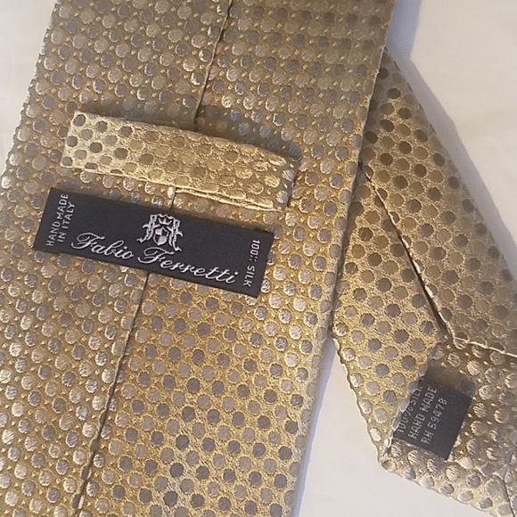 Fabio Ferretti Hand Made 100% Italian Silk Tie - Picture 4 of 4